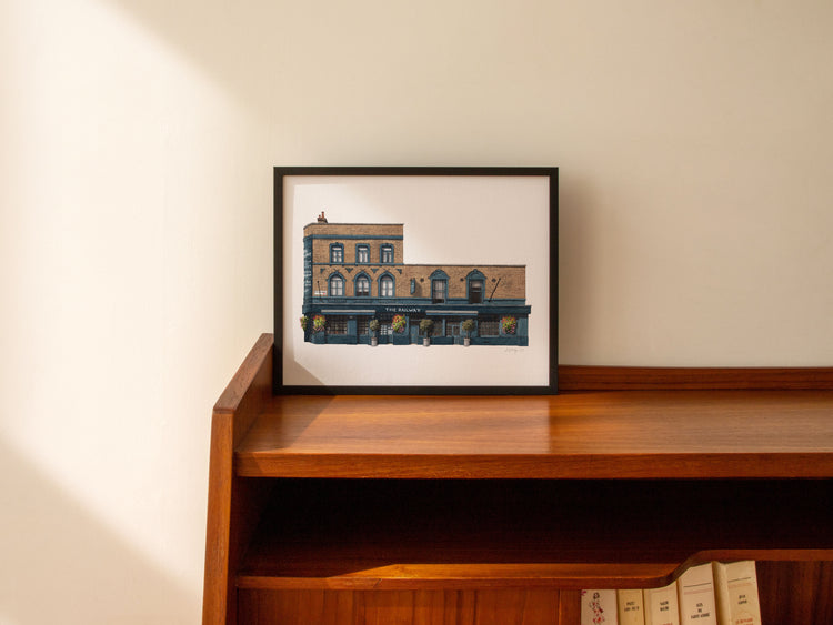 The Railway Pub, Streatham – Watercolour Giclée Print (Unframed)