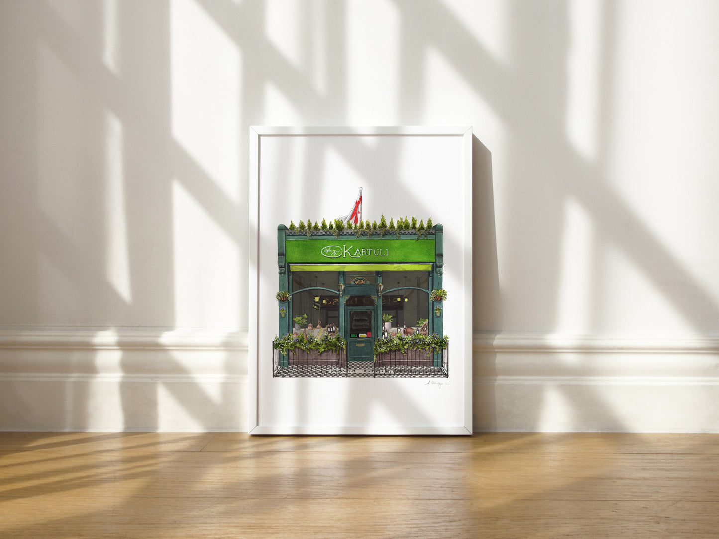 East Dulwich - Kartuli Georgian Restaurant - Giclée Print (unframed)