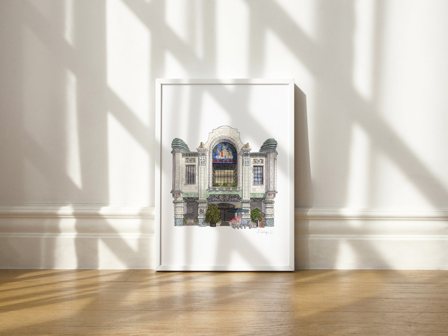 South Kensington - Michelin House - Bibendum building - Giclée Print (unframed)