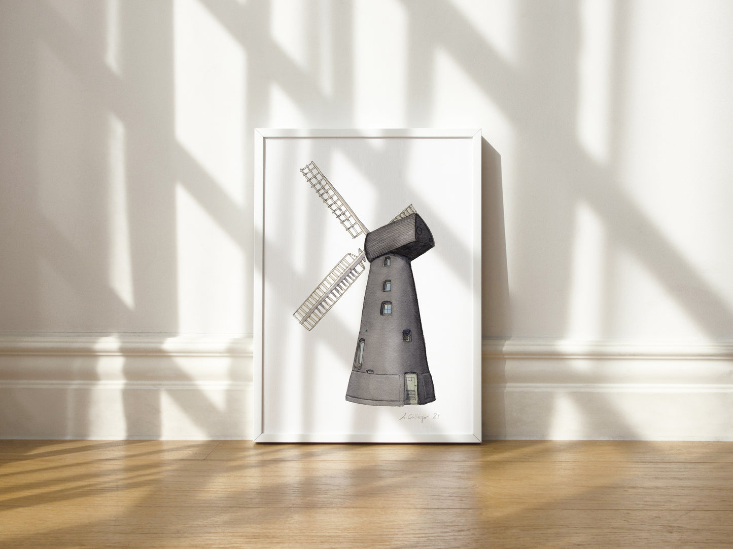 Brixton - Flour Windmill - Giclée Print (unframed)