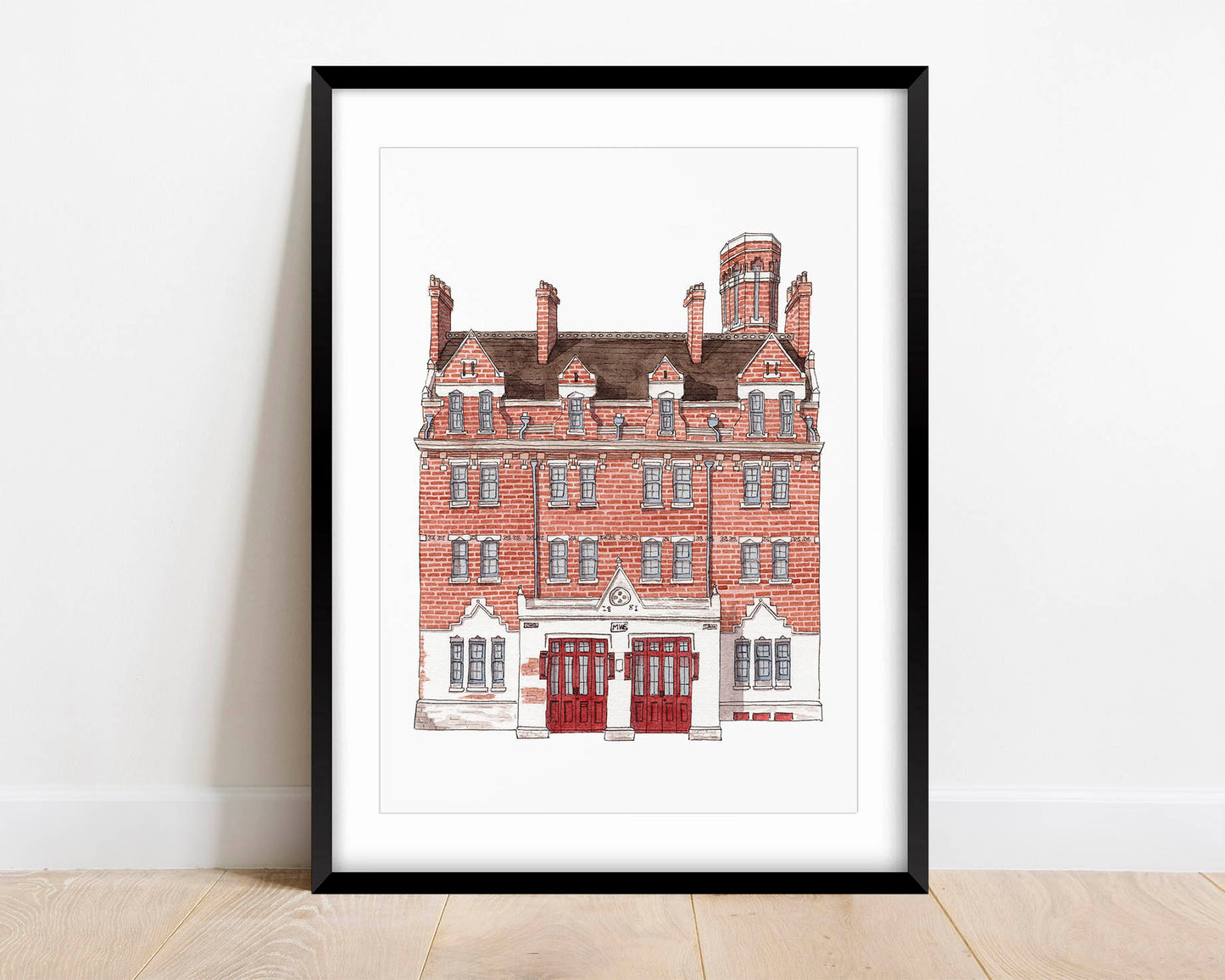 West Norwood - Old Fire Station - South London Theatre - Giclée Print (unframed)