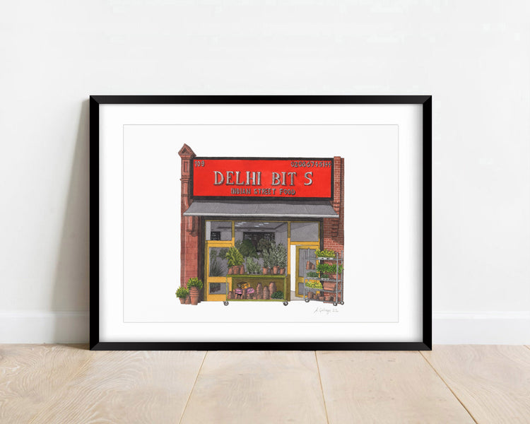 Streatham - Delhi Bites - Giclée Print (unframed)