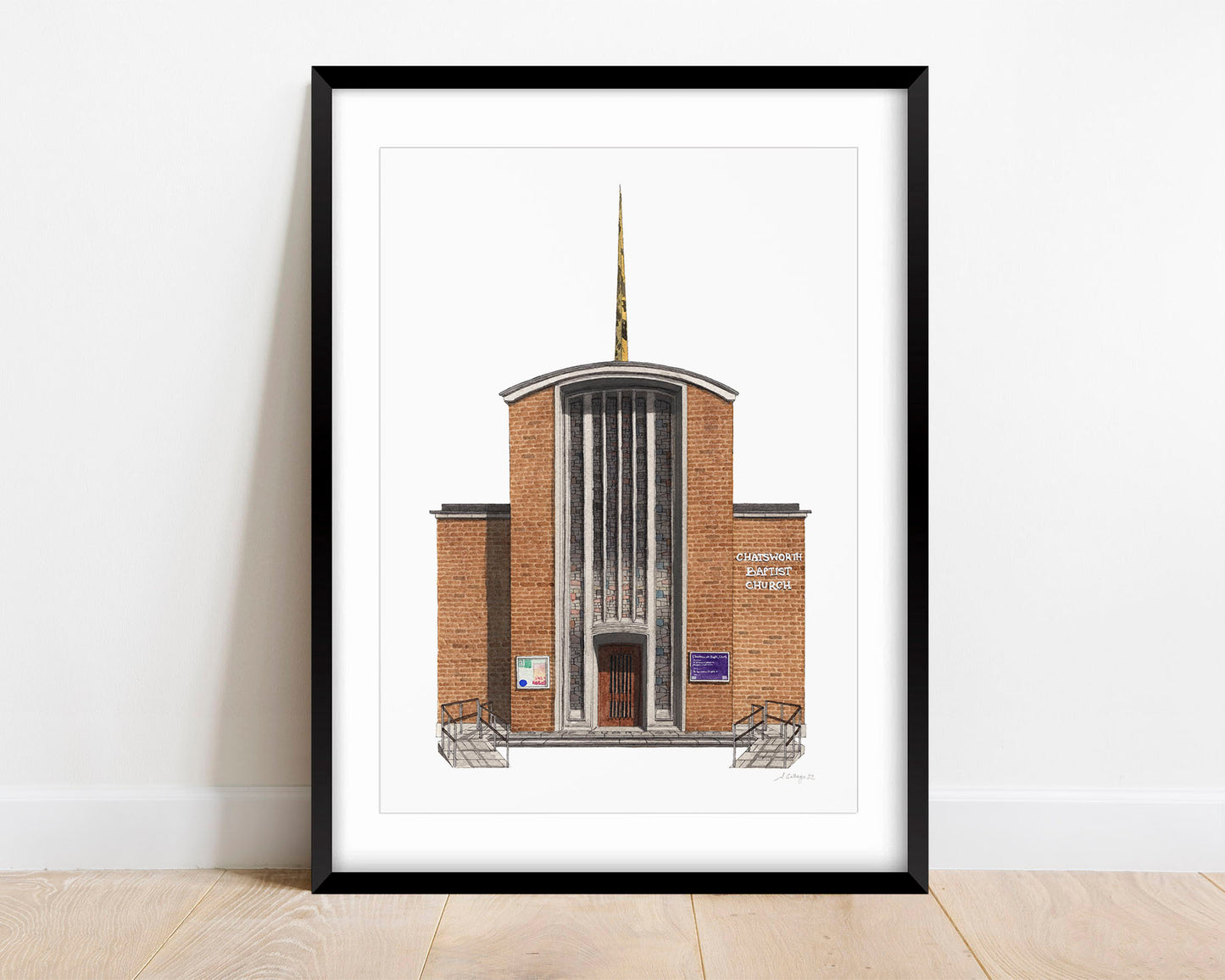 West Norwood - Chatsworth Baptist Church - Giclée Print (unframed)