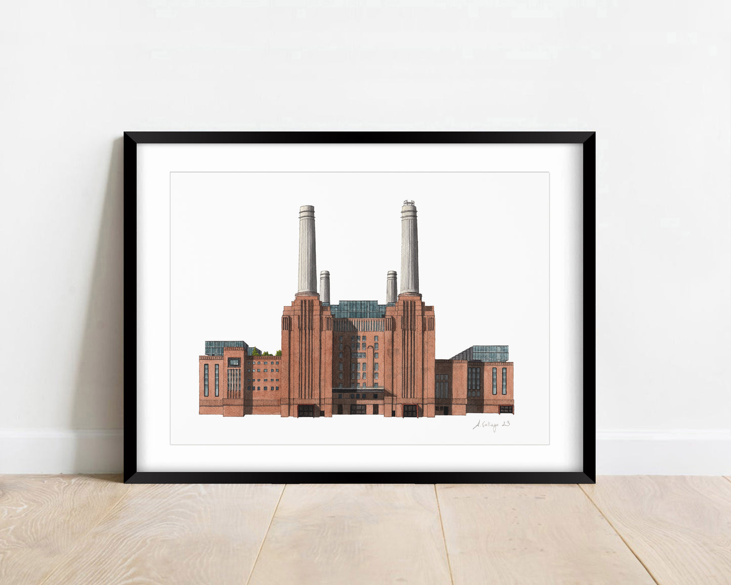 Battersea Power Station - Giclée Print (unframed)