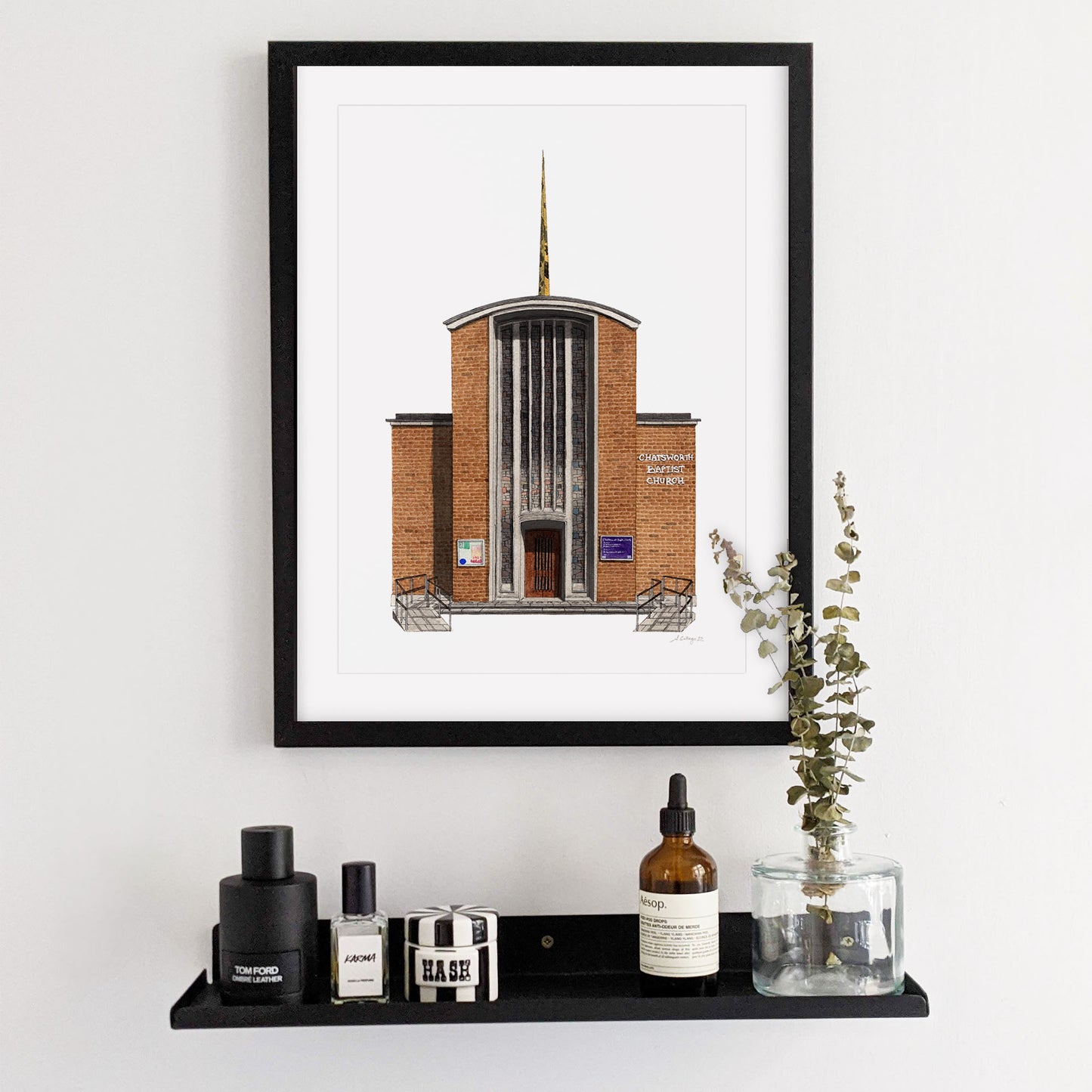 West Norwood - Chatsworth Baptist Church - Giclée Print (unframed)