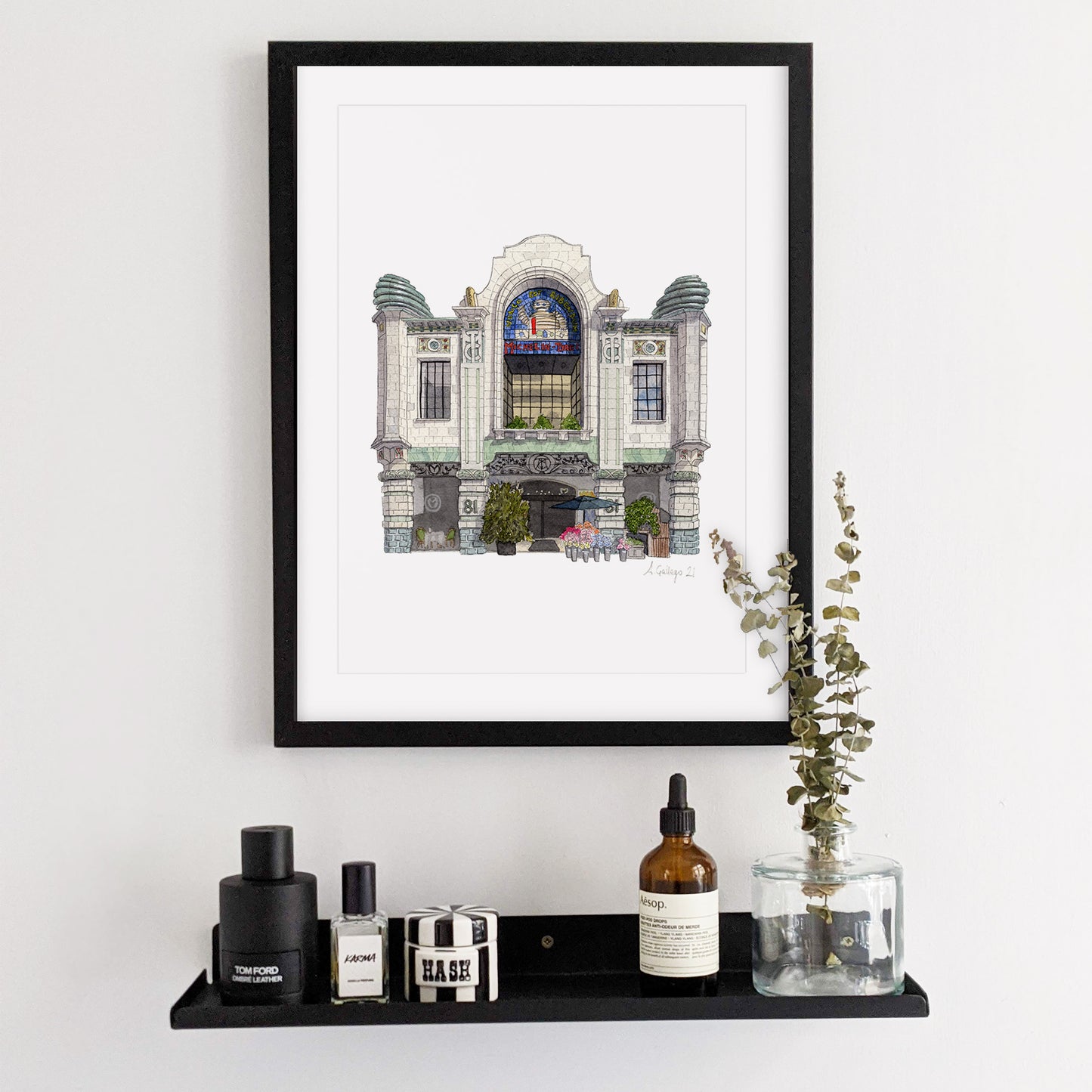 South Kensington - Michelin House - Bibendum building - Giclée Print (unframed)