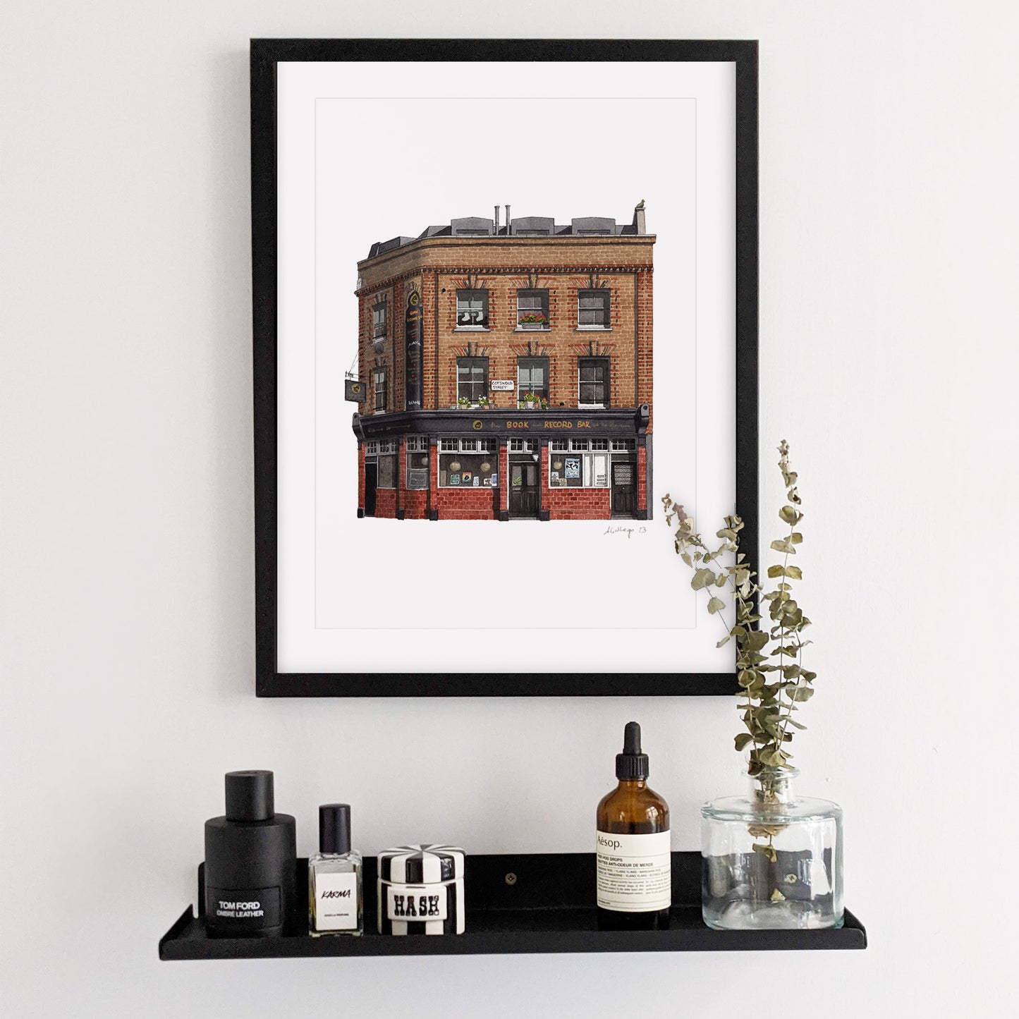 West Norwood - Book and Record Bar - Giclée Print (unframed)