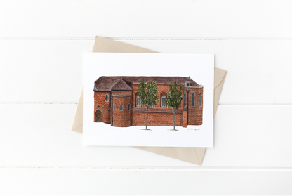 Central London - Fitzrovia Chapel - Greeting card with envelope