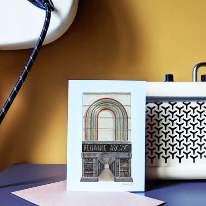 Brixton - Reliance Arcade - Greeting card with envelope