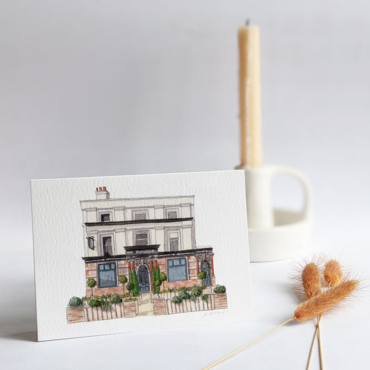OUTLET - West Dulwich - The Rosendale Pub - Greeting card with envelope