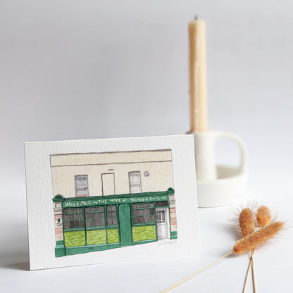 West Norwood - The Hope Pub - Greeting card with envelope