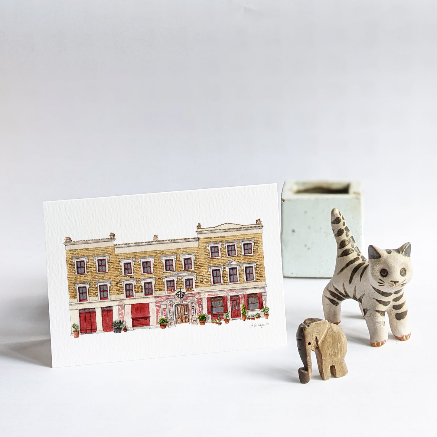 East End - Wilton's Music Hall - Greeting card with envelope - Tower Hamlets