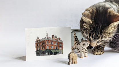 Clerkenwell - The Peasant pub - Greeting card with envelope