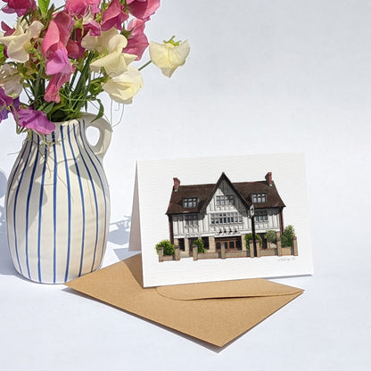 Sydenham - The Dolphin pub - Greeting card with envelope