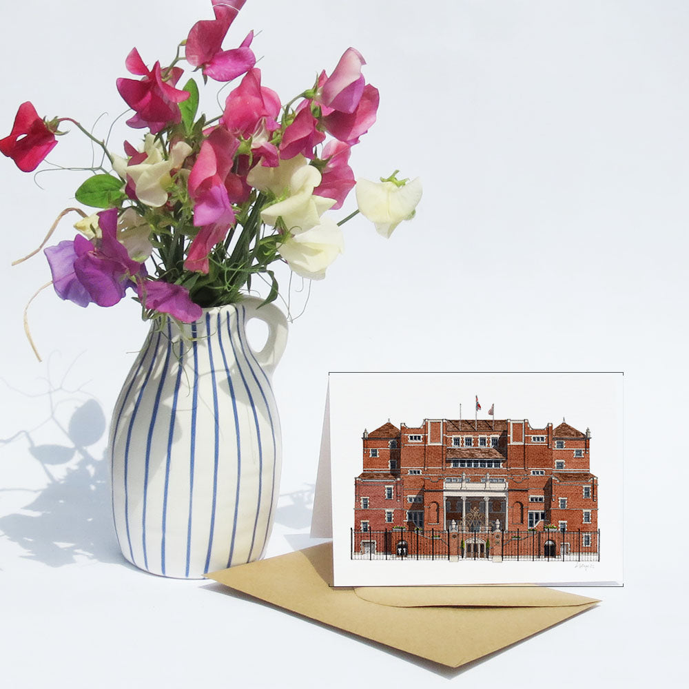 Oval - Oval Pavillion - Greeting card with envelope