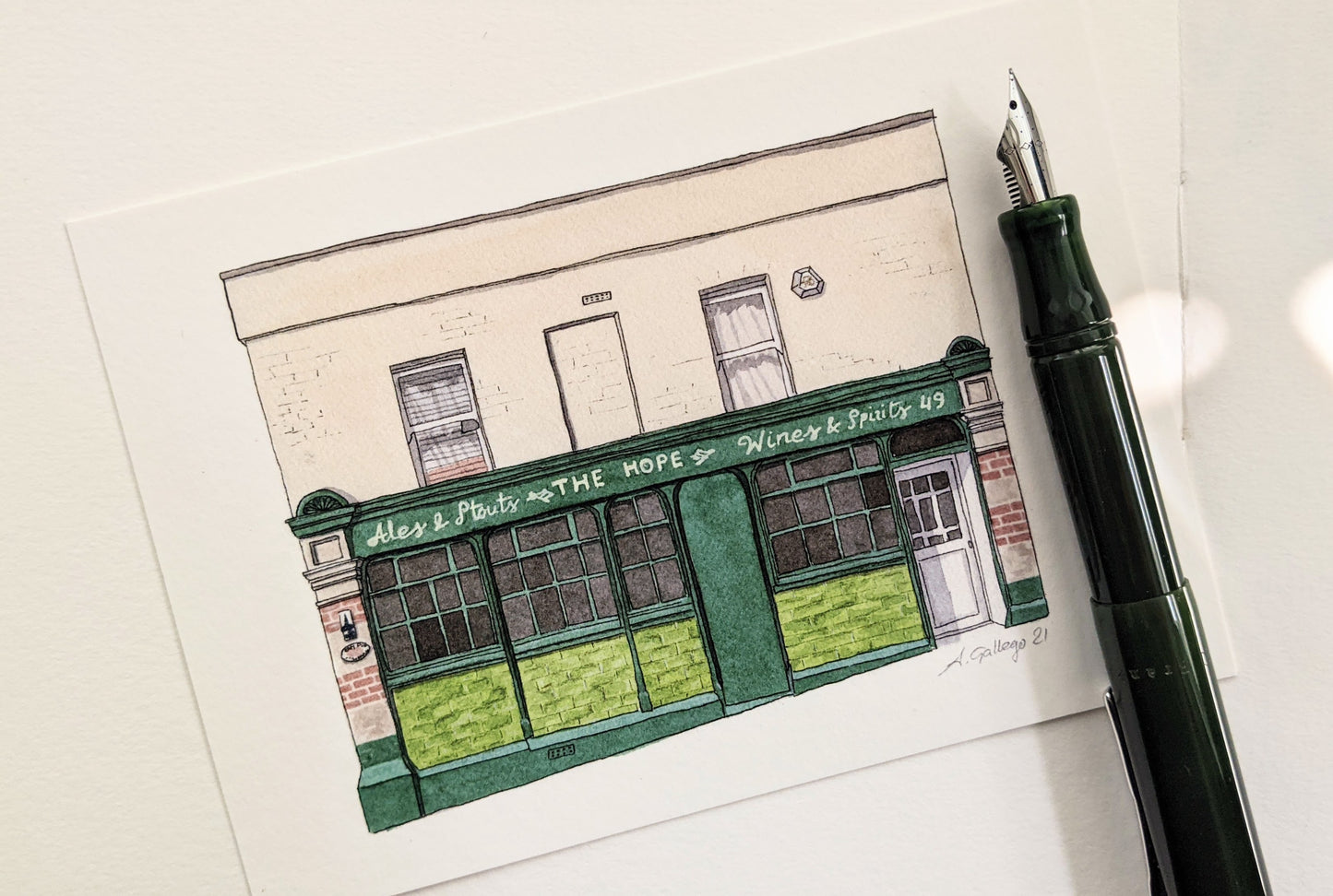 Outlet - West Norwood - The Hope Pub - Miniprint (A6)