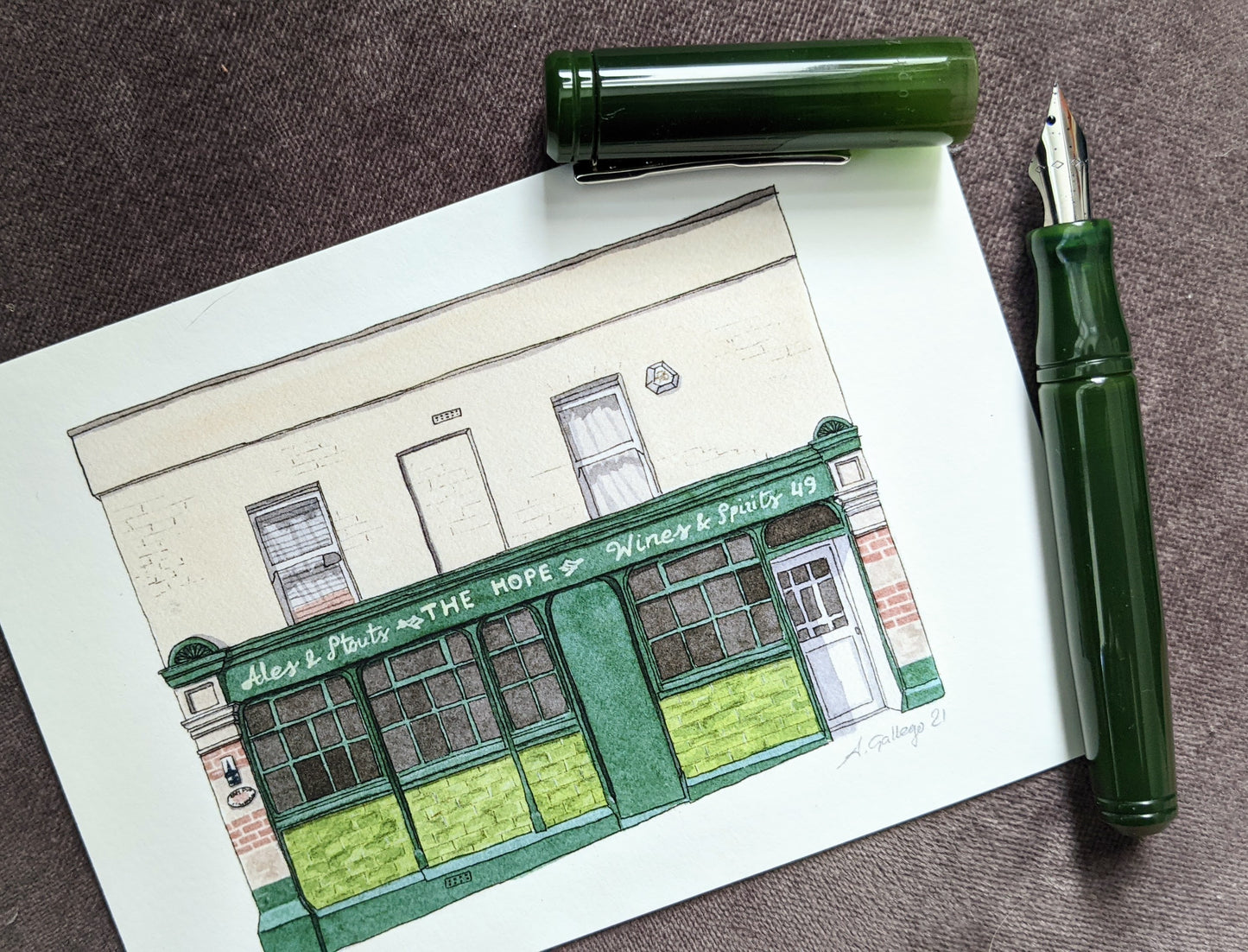 Outlet - West Norwood - The Hope Pub - Miniprint (A6)