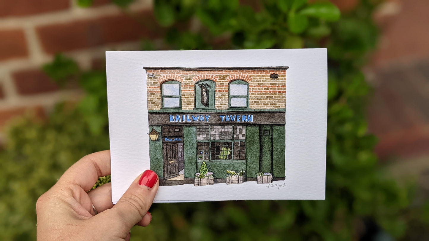 Outlet - Tulse Hill - Railway Tavern Pub - Miniprint (A6)