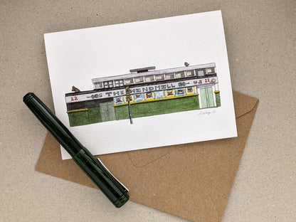 Brixton - Windmill Pub - Greeting card with envelope