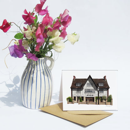 Sydenham - The Dolphin pub - Greeting card with envelope