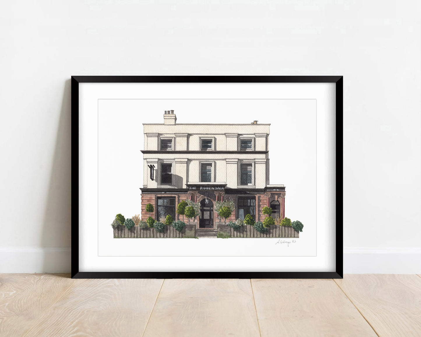 West Dulwich - The Rosendale Pub - NEW - Giclée Print (unframed) -