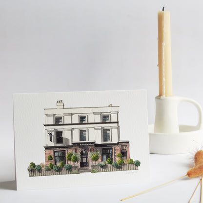 West Dulwich - The Rosendale Pub (NEW) - Greeting card with envelope