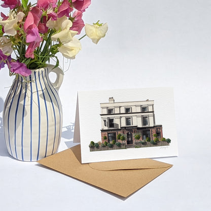 West Dulwich - The Rosendale Pub (NEW) - Greeting card with envelope