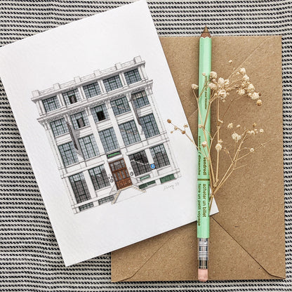 West Dulwich - Parkhall Business Centre - Greeting card with envelope