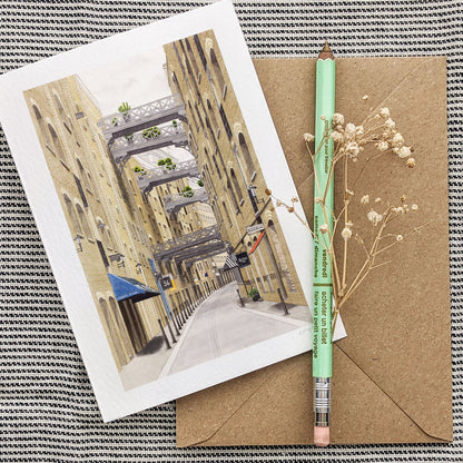 Bermondsey - Shad Thames - Greeting card with envelope