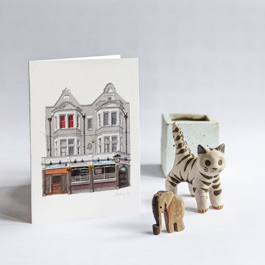 Dalston - Shacklewell arms - Greeting card with envelope - Hackney