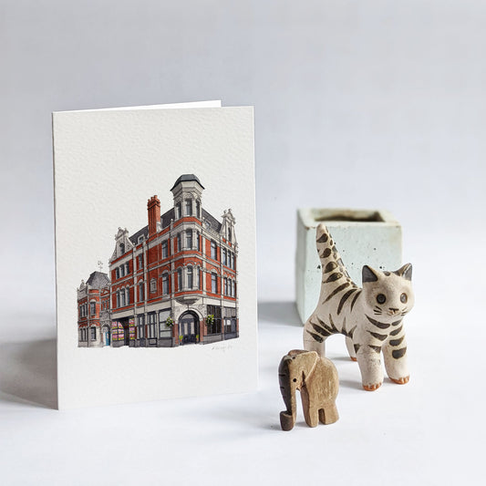 Loughborough Junction - Loughborough Hotel - Greeting card with envelope