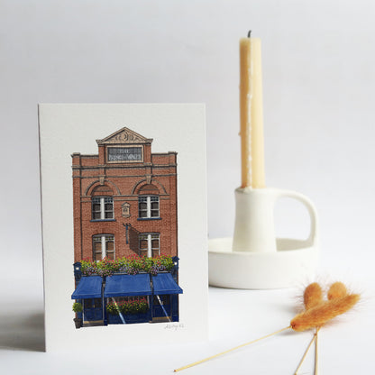 Kennington - The Prince of Wales pub - Greeting card with envelope