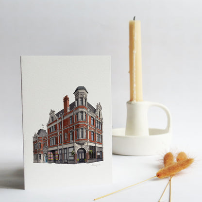 Loughborough Junction - Loughborough Hotel - Greeting card with envelope