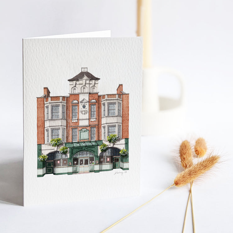Tooting - The Antelope - Greeting card with envelope