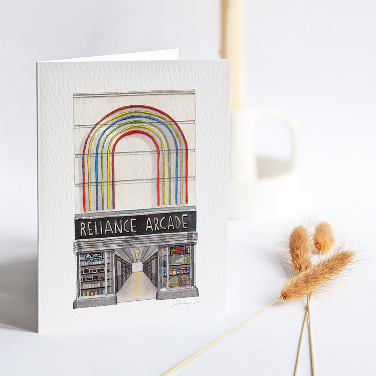 Brixton - Reliance Arcade - Greeting card with envelope
