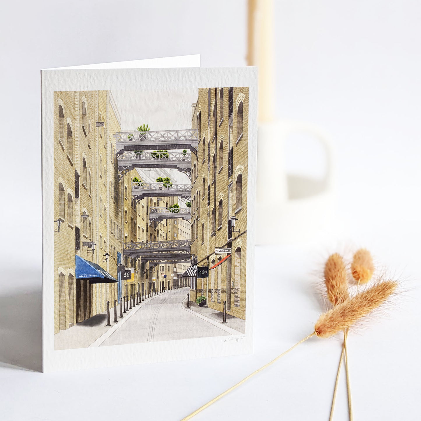 Bermondsey - Shad Thames - Greeting card with envelope